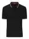 Polo personalizzabile Men's Polo JN1306 - black/white/red