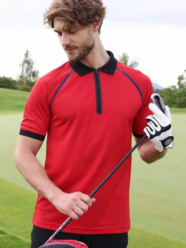 Polo personalizzabile Men's Zip-Polo JN1308
