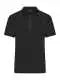 Polo personalizzabile Men's Zip-Polo JN1308 - black/black