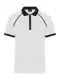 Polo personalizzabile Men's Zip-Polo JN1308 - white/black