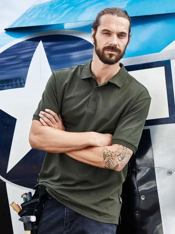 Polo personalizzabile Men's Bio Stretch-Polo Work - Solid JN1806