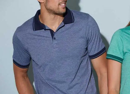 Polo personalizzabile Men's Heather Polo JN706 - JN706-01.jpg