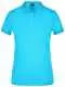 Polo personalizzabile Ladies' Elastic Polo Piqué JN709 - turquoise