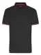 Polo personalizzabile Men's Functional Polo JN722 - black/red