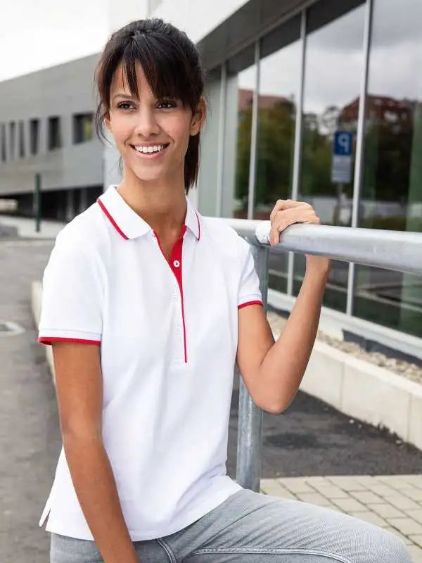 Polo personalizzabile Ladies' Polo Stripe JN727 - JN727-01.jpg