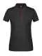 Polo personalizzabile Ladies' Polo Stripe JN727 - black/red