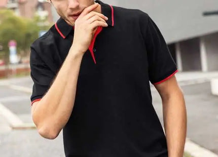 Polo personalizzabile Men's Polo Stripe JN728 - JN728-01.jpg
