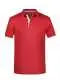Polo personalizzabile Men's Polo Stripe JN728 - red/white