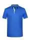 Polo personalizzabile Men's Polo Stripe JN728 - royal/white
