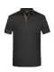 Polo personalizzabile Men's Polo Stripe JN728 - black/orange