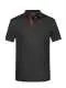 Polo personalizzabile Men's Polo Stripe JN728 - black/red