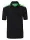 Polo personalizzabile Men's Workwear Polo - Color JN858 - black/lime-green