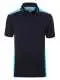 Polo personalizzabile Men's Workwear Polo - Color JN858 - navy/turquoise
