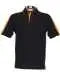 Polo personalizzabile Sporting Polo Shirt KK616 - black/orange