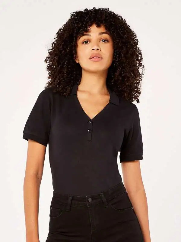 Polo personalizzabile Sophia V-Neck Comfortec Polo KK732 - KK732-01.jpg