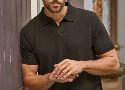 Polo personalizzabile Luxury Stretch V-Neck Polo TJ1404 - TJ1404-01.jpg