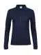 Polo personalizzabile Ladies Luxury Stretch Long Sleeve Polo TJ146 - Navy