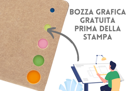 Porta foglietti notes adesivi personalizzato | Cod. 3142