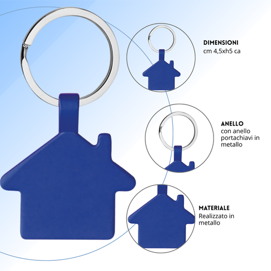 Portachaivi a forma di casa personalizzati | Cod. PE010