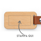 Portachiavi personalizzato in legno 1411