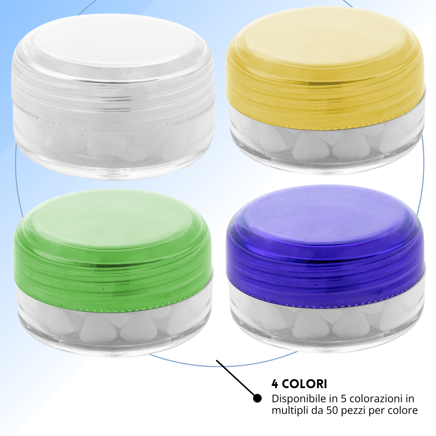 Contenitore con mentine personalizzato | Cod. AP896011