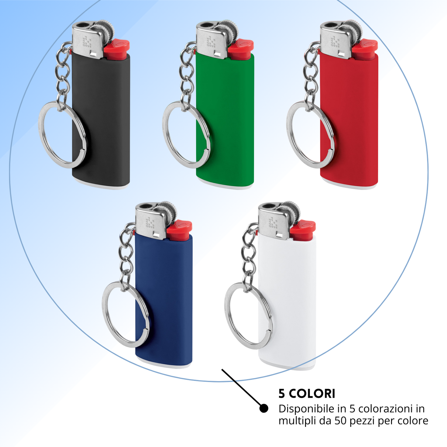 Accendini portachiavi personalizzati | Cod. PE851