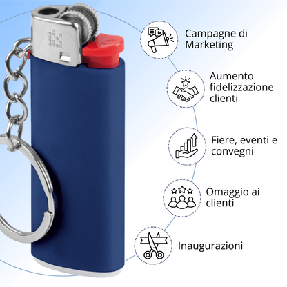 Accendini portachiavi personalizzati | Cod. PE851
