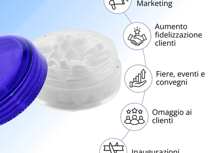 Contenitore con mentine personalizzato | Cod. AP896011