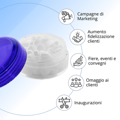 Contenitore con mentine personalizzato | Cod. AP896011