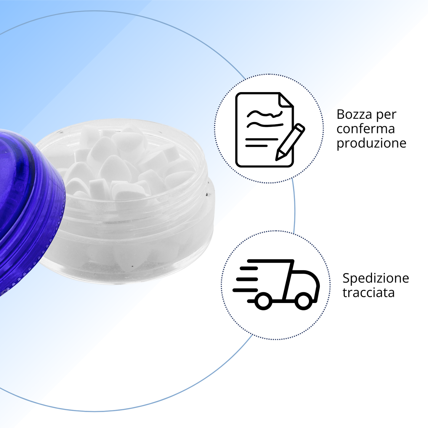 Contenitore con mentine personalizzato | Cod. AP896011