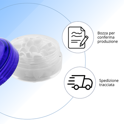 Contenitore con mentine personalizzato | Cod. AP896011