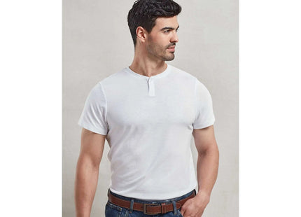 T-shirt uomo Premier PR219 Comis con bottone - foto 2