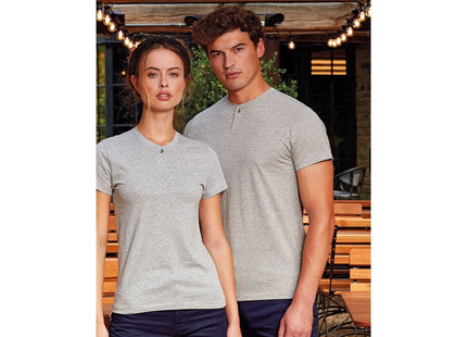T-shirt uomo Premier PR219 Comis con bottone - foto 4