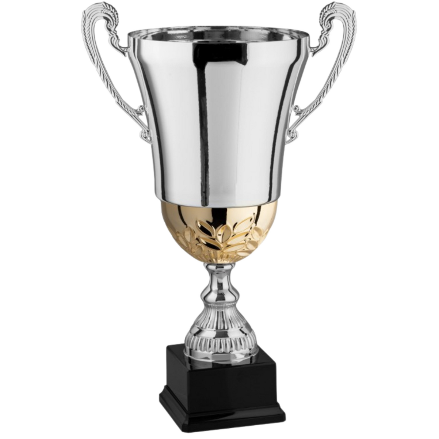 Coppa trofeo con manici bicolore da 38 cm | Cod. 2.495