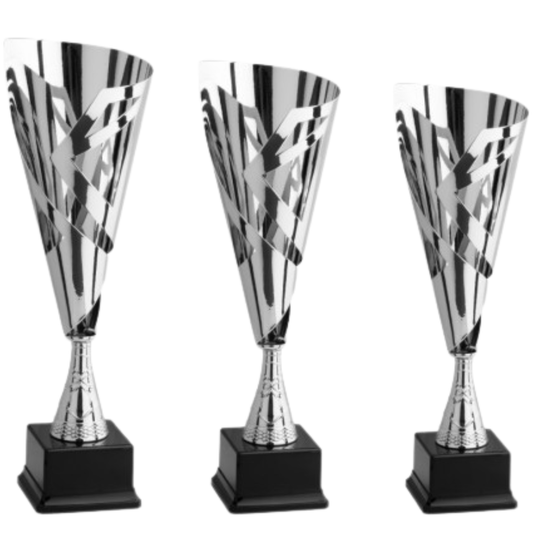 Tris di trofei personalizzati 45 - 42 - 40 cm | Cod. 4.449