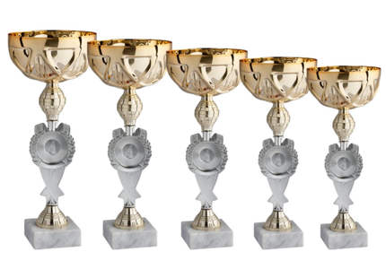 Set di 5 coppe personalizzate 36-34-32-31-28 cm | Cod. 12.009G