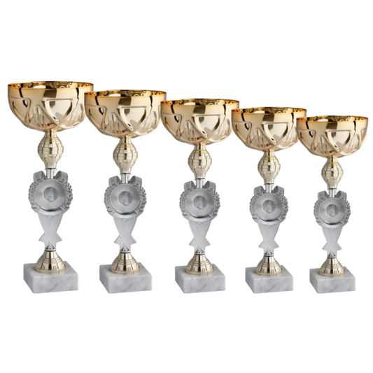 Set di 5 coppe personalizzate 36-34-32-31-28 cm | Cod. 12.009G