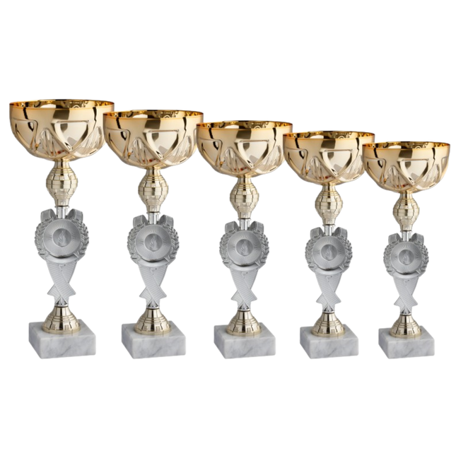 Set di 5 coppe personalizzate 36-34-32-31-28 cm | Cod. 12.009G