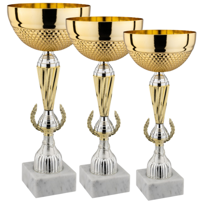 Tris di premiazioni personalizzate 40 - 37 - 35 cm | Cod. 11.509T