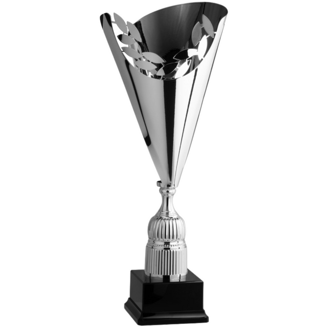 Coppa trofeo a taglio laser con foglie 63 cm | Cod. 2.561