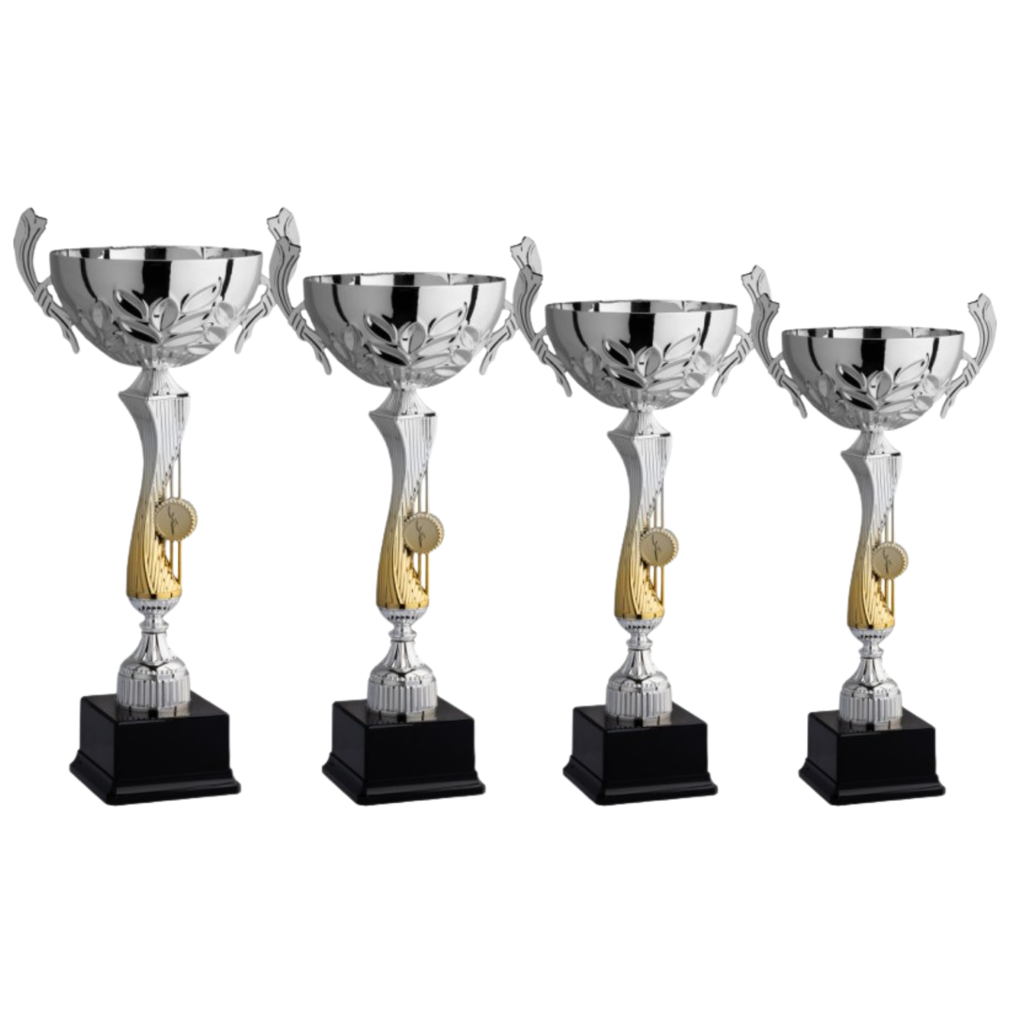 Set 4 Trofei tricolore da 49 - 46 - 43 - 41 cm | Cod. 6.049