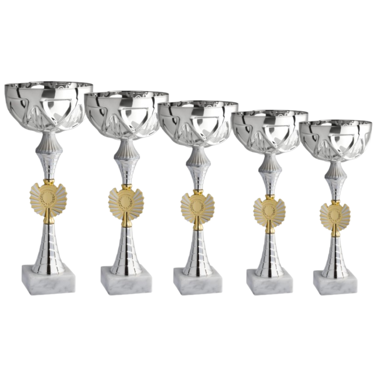 Set di 5 coppe personalizzate 37-33-30-27-25 cm | Cod. 12.019S