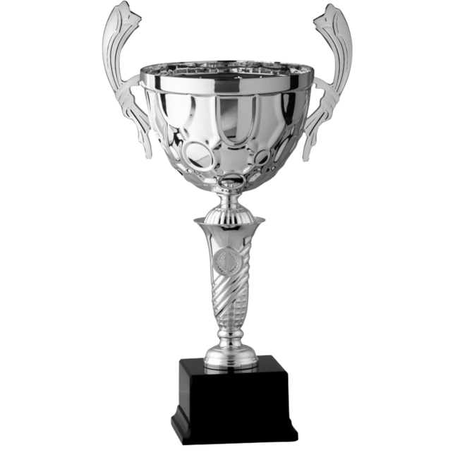 Trofeo in metallo da 38 cm con fregio | Cod. 7.012