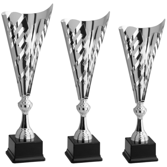 Tris di trofei personalizzati 46 - 45 - 44 cm | Cod. 4.519