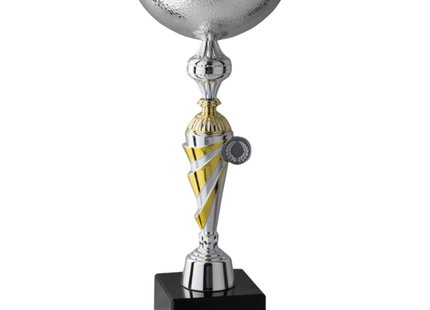 Coppa da 36 cm silver con tazza in metallo | Cod. 9.193S