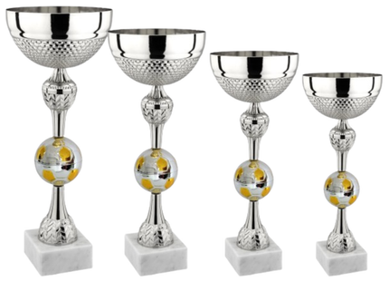 Set 4 Coppe da 44 - 40 - 36 - 32 cm per Calcio | Cod. 9.049SC