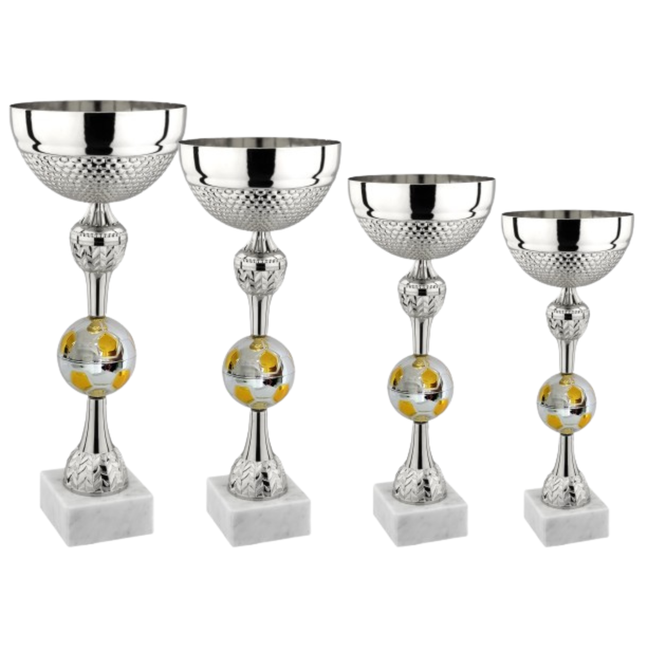 Set 4 Coppe da 44 - 40 - 36 - 32 cm per Calcio | Cod. 9.049SC