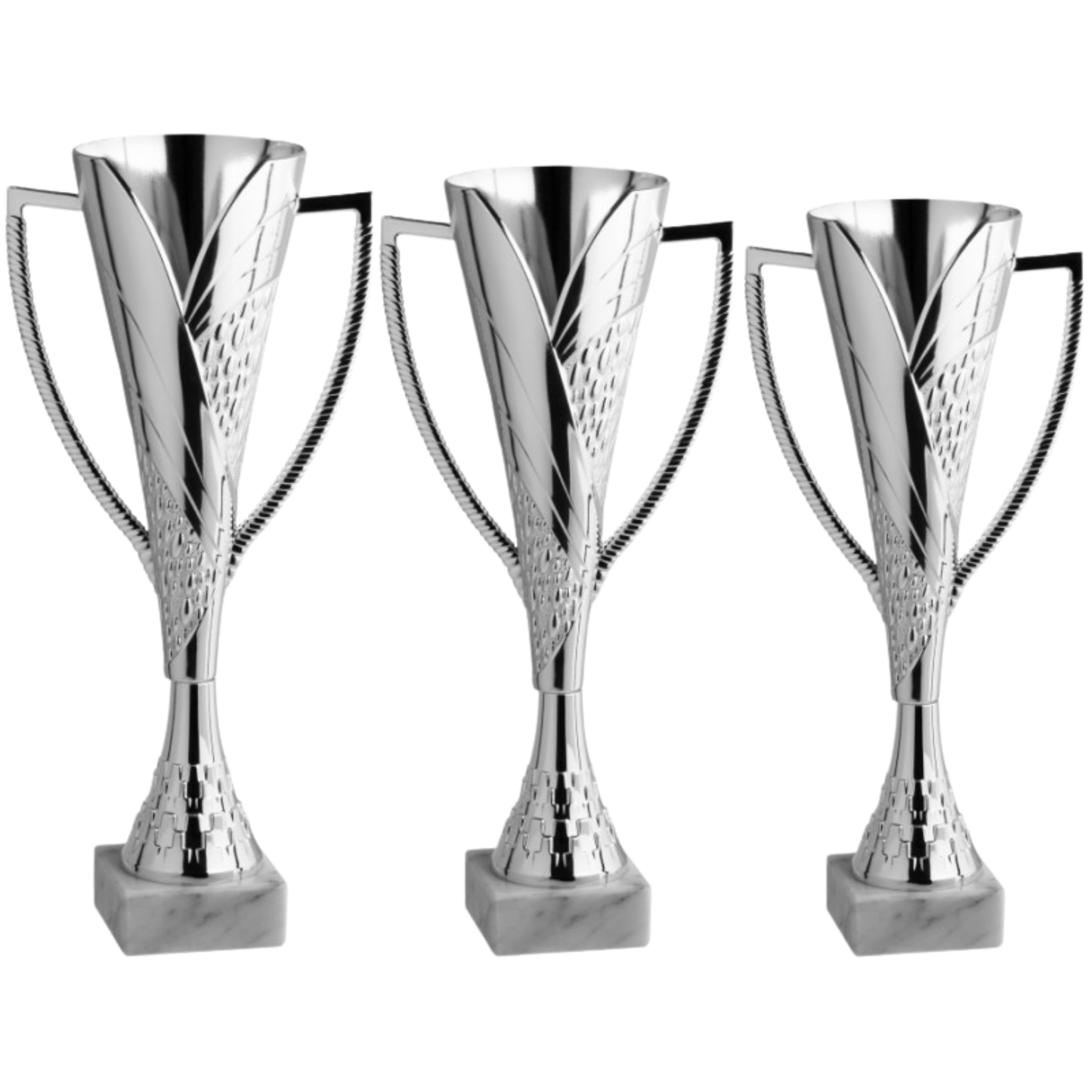 Tris di premiazioni economiche 36 - 35 - 34 cm | Cod. 12.289
