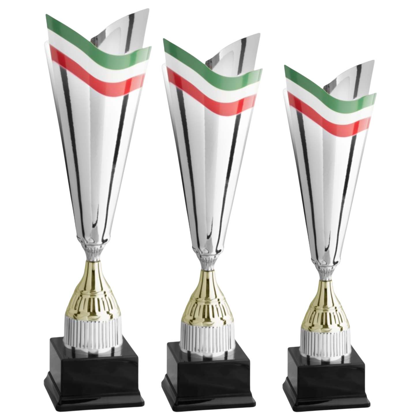 Tris di trofei personalizzati 57 - 52 - 46 cm | Cod. 3.111-T