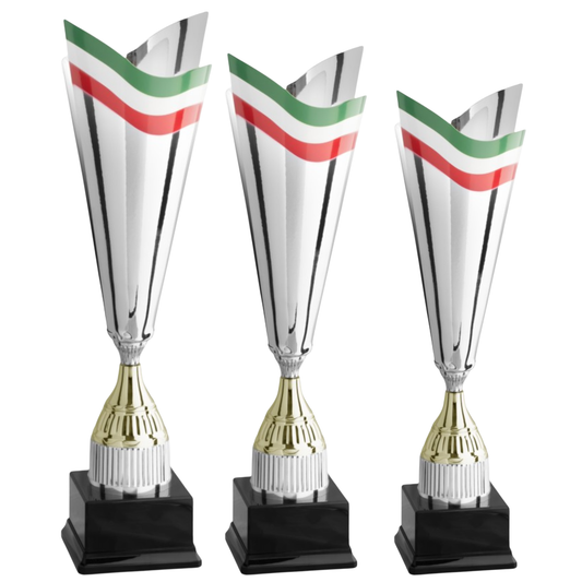 Tris di trofei personalizzati 57 - 52 - 46 cm | Cod. 3.111-T